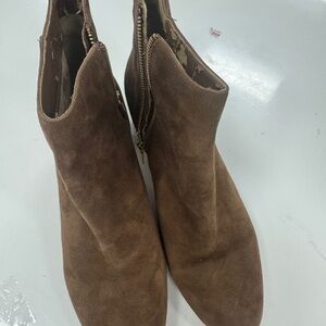 Michael Kors Brown Suede Ankle Boots